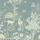 Фактурное панно "Ornamental Forest" артикул BRIT 1 018 из каталога British Style Forest с крупным рисунком гуляющих лесных животных на бирюзово голубом фоне для гостиной